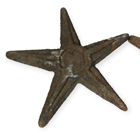 Vintage Cast Iron Barn Stars - Picture 2 of 8